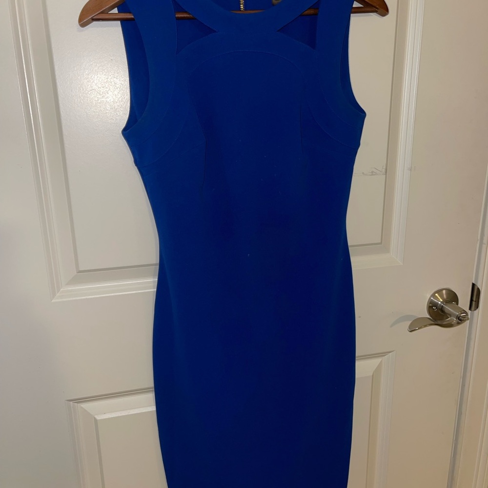 Calvin Klein Royal Blue Midi Dress